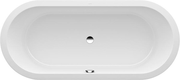 Laufen Pro Einbau-Badewanne Marbond, oval, BxHxT: 1800x580-620x800mm, weiß