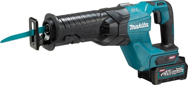 Akku-Säbelsäge Makita 40V JR001GM201 mit 2x 4,0 Ah Akkus und Ladegerät