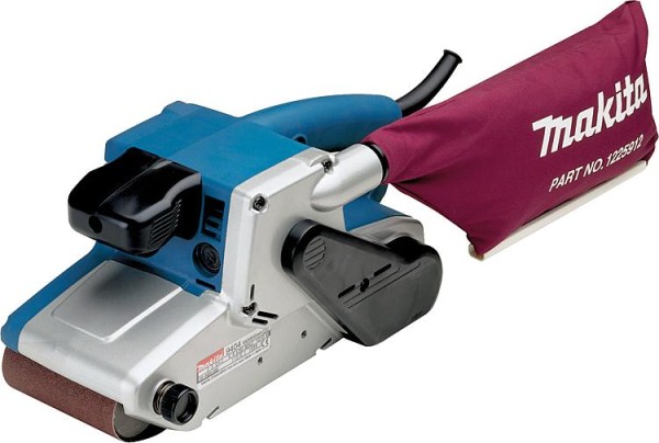 Bandschleifer MAKITA 9404J mit 1010 Watt, Bandbreite 100 mm