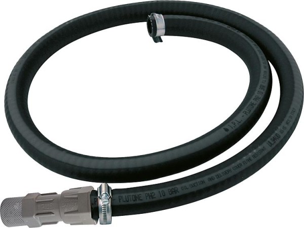 Ansaugschlauch EPDM DN20 (3/4"), 20mm, 1,5 Meter für AdBlue, inkl. Saugventil